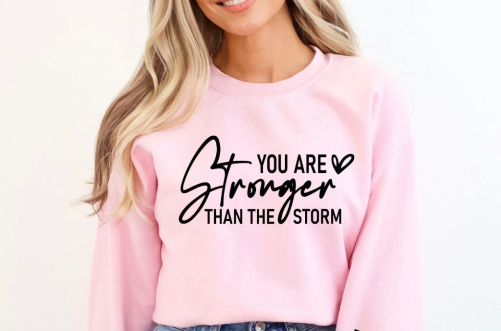 You are stronger than the strom